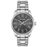 Bulova Corporate Classic Silver Band