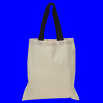 Contrast-Color Handle Tote