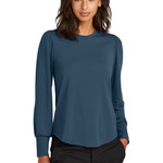 Women's Stretch Jersey Long Sleeve Blouson Top