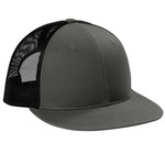 Snapback Flat Bill Trucker Cap