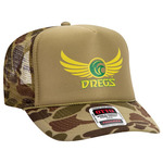 OTTO CAP Camouflage 5 Panel High Crown Mesh Back Trucker Hat