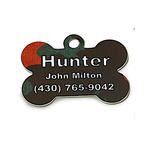 1.5" DOG BONE PET TAG 